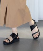 【エニィ スィス/any SiS】の【23.0~24.0cm】ボリュームソールレディ サンダル ブラック|ID: prp329100004668311 ipo3291000000034295798