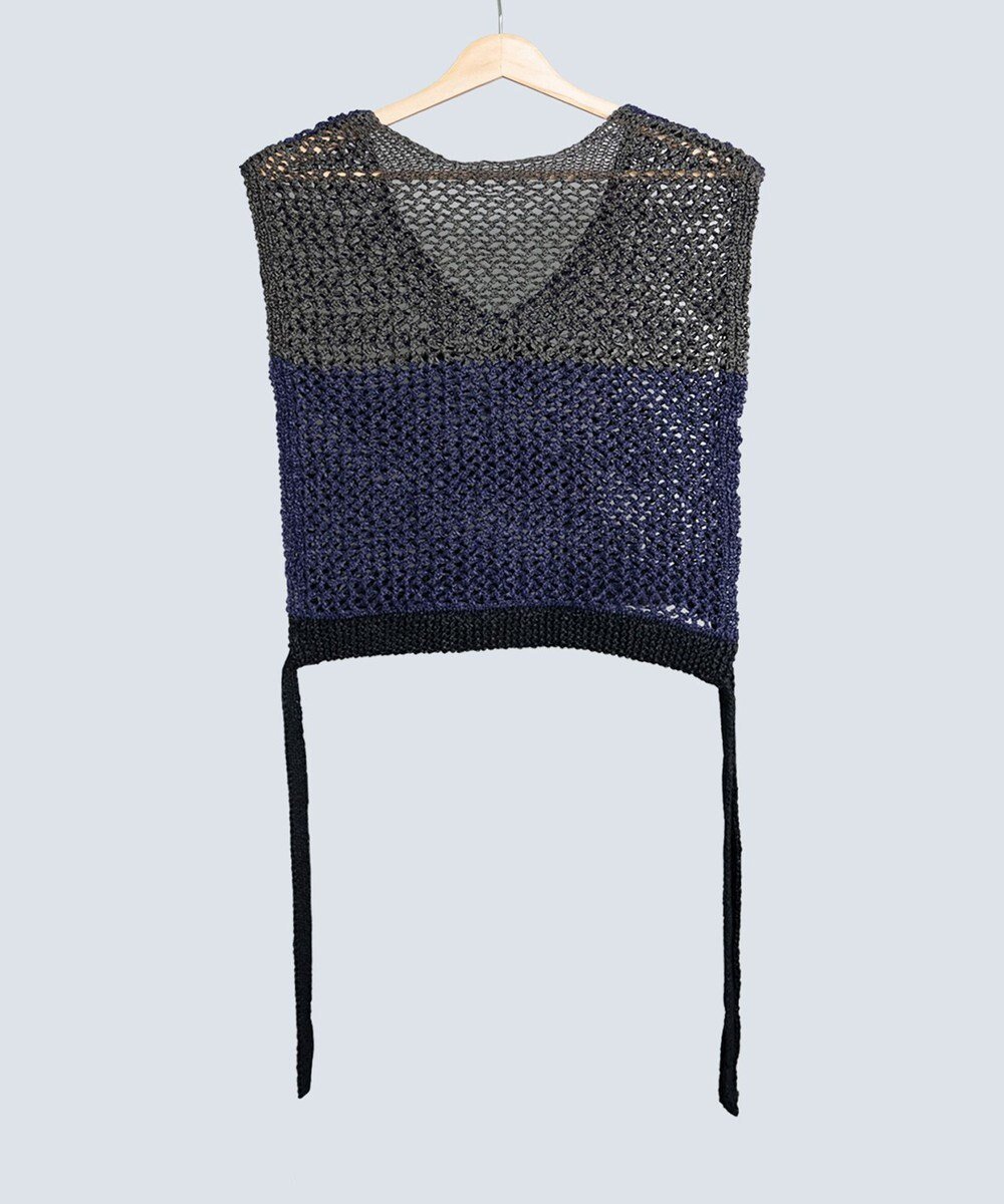 【コキュウ/COQ】のSTRATA 和紙ショート丈ベスト インテリア・キッズ・メンズ・レディースファッション・服の通販 founy(ファニー) ファッション Fashion レディースファッション Fashion for Women アウター Coat / Outerwear Collection トップス・カットソー Cut & Sew Tops ベスト&ジレ / 重ね着スタイル Vests & Gilets 春 Spring コレクション Collection, Seasonal Line 軽量 Lightweight, Ultra Light ショート Short, Short Length バランス Balance, Style Balance ブロック Block, Solid Block Pattern ベスト Vest, Waistcoat S/S・春夏 SS, Spring/Summer, Warm Season 犬 Dog 夏 Summer ネイビー|ID: prp329100004668339 ipo3291000000034641415