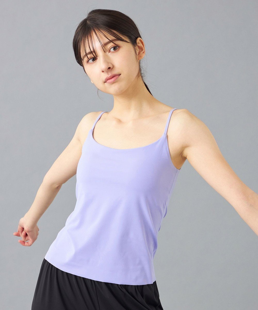【チャコット/Chacott】のChacott BALANCE ZEN ブラトップロング インテリア・キッズ・メンズ・レディースファッション・服の通販 founy(ファニー) 　ファッション　Fashion　レディースファッション　Fashion for Women　トップス・カットソー　Cut & Sew Tops　アンダー　Underwear Essentials　吸水　Absorbent, Quick-Dry　軽量　Lightweight, Ultra Light　ストレッチ　Stretch, Stretchy Fabric　なめらか　Smooth, Silky Texture　ヨガ　Yoga, Yoga Wear　ラップ　Wrap, Wrap Design　リラックス　Relax, Relaxed Fit　ロング　Long, Long-Length　おすすめ　Recommended / Our Picks　エレガント 上品　Elegant　ヒヤシンス|ID: prp329100004668409 ipo3291000000033758239