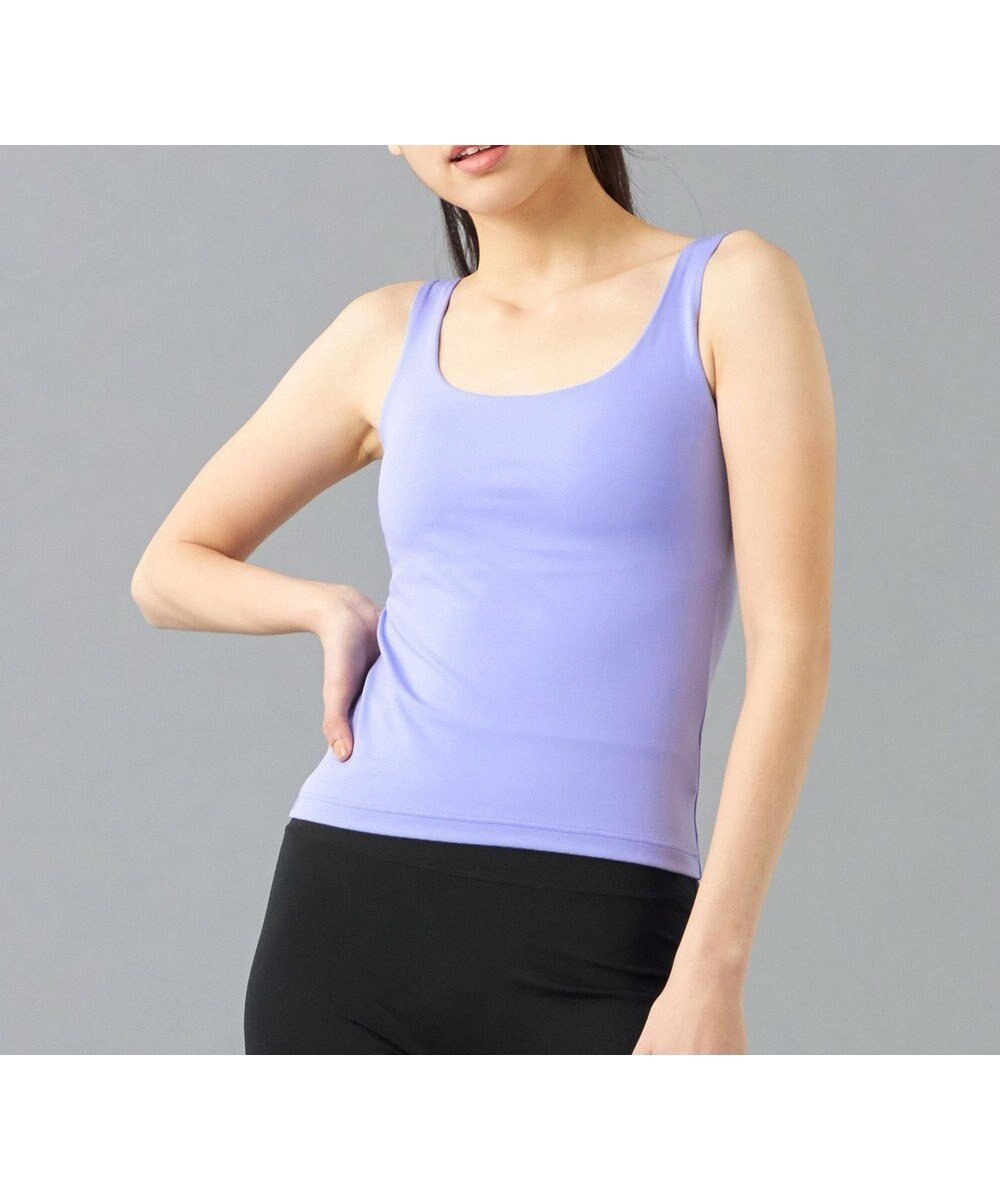 【チャコット/Chacott】のMotion ブラトップロング インテリア・キッズ・メンズ・レディースファッション・服の通販 founy(ファニー) 　ファッション　Fashion　レディースファッション　Fashion for Women　トップス・カットソー　Cut & Sew Tops　アンダー　Underwear Essentials　抗菌　Antibacterial, Bacteria-Resistant　ストレッチ　Stretch, Stretchy Fabric　パウダー　Powder, Soft Tone　フィット　Fit, Slim Fit　リラックス　Relax, Relaxed Fit　ロング　Long, Long-Length　おすすめ　Recommended / Our Picks　エレガント 上品　Elegant　ヒヤシンス|ID: prp329100004668412 ipo3291000000033758251