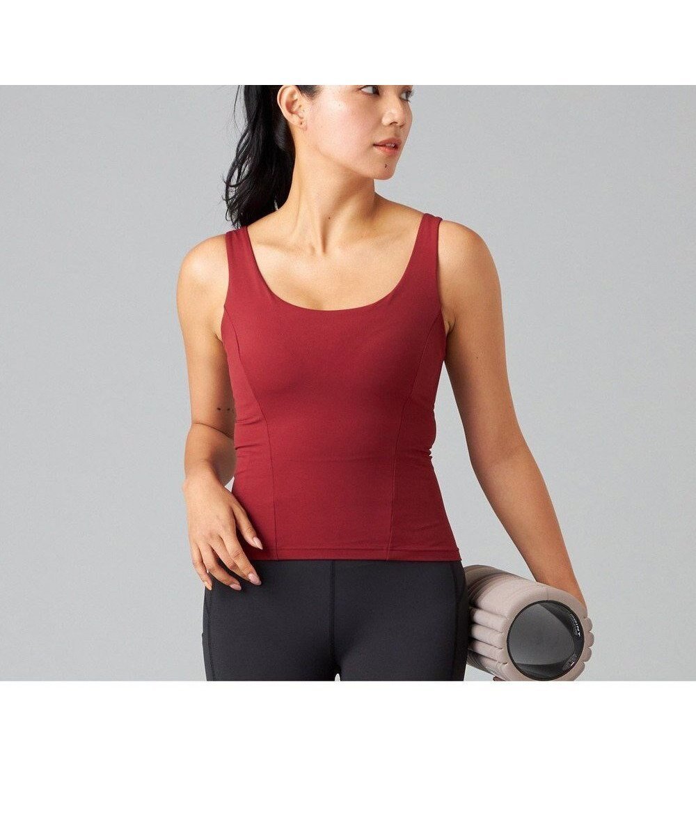 【チャコット/Chacott】のChacott BALANCE Boost ブラトップ インテリア・キッズ・メンズ・レディースファッション・服の通販 founy(ファニー) ファッション Fashion レディースファッション Fashion for Women トップス・カットソー Cut & Sew Tops 吸水 Absorbent, Quick-Dry ストレッチ Stretch, Stretchy Fabric バランス Balance, Style Balance フィット Fit, Slim Fit ワーク Workwear, Utility Style おすすめ Recommended / Our Picks ワインレッド|ID: prp329100004668414 ipo3291000000034340650