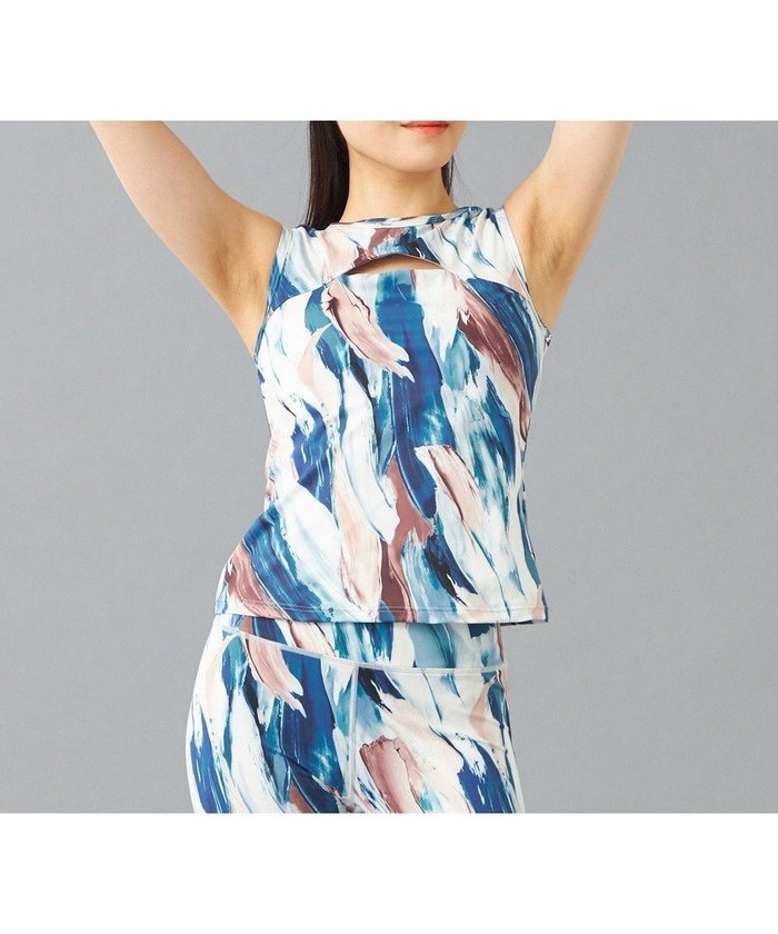 【チャコット/Chacott】のChacott BALANCE Playful プリントブラトップ インテリア・キッズ・メンズ・レディースファッション・服の通販 founy(ファニー) https://founy.com/ ファッション Fashion レディースファッション Fashion for Women トップス・カットソー Cut & Sew Tops カラフル Colorful Design 吸水 Absorbent, Quick-Dry 抗菌 Antibacterial, Bacteria-Resistant ストレッチ Stretch, Stretchy Fabric パウダー Powder, Soft Tone フィット Fit, Slim Fit プリント Print, Printed Pattern メッシュ Mesh, Net Fabric ヨガ Yoga, Yoga Wear |ID: prp329100004668418 ipo3291000000033758276