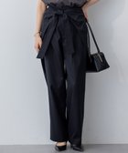 【23区/NIJYUSANKU】の【GOLD LABEL】チノ ラップワイドパンツ ブラック系|ID: prp329100004668447 ipo3291000000033758386