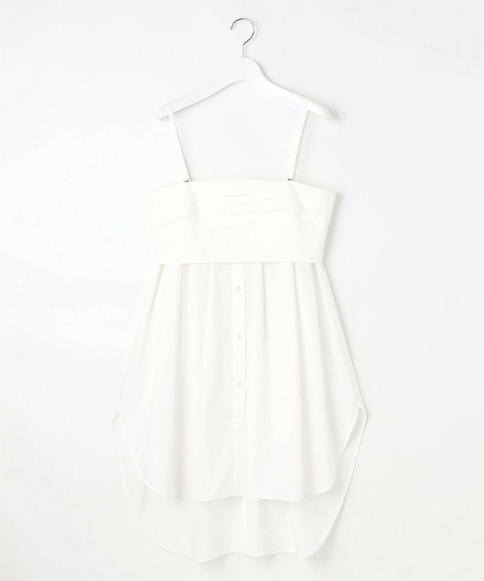 【23区/NIJYUSANKU】の【GOLD LABEL】コットンニドム ロングビスチェ インテリア・キッズ・メンズ・レディースファッション・服の通販 founy(ファニー) https://founy.com/ ファッション Fashion レディースファッション Fashion for Women トップス・カットソー Cut & Sew Tops シャツ・ブラウス・オフィスカジュアル Elegant Blouses & Button-Ups ビスチェ Bustiers & Corset Tops / Layered Bustier Style イレギュラー Irregular Design 春 Spring 秋 Autumn シンプル Simple, Minimal ジャケット Jacket, Outerwear ストレッチ Stretch, Stretchy Fabric とろみ Fluid, Flowy Fabric タフタ Taffeta, Structured Fabric フォルム Silhouette, Form フロント Front, Front Design ロング Long, Long-Length S/S・春夏 SS, Spring/Summer, Warm Season 夏 Summer |ID: prp329100004668449 ipo3291000000033758391