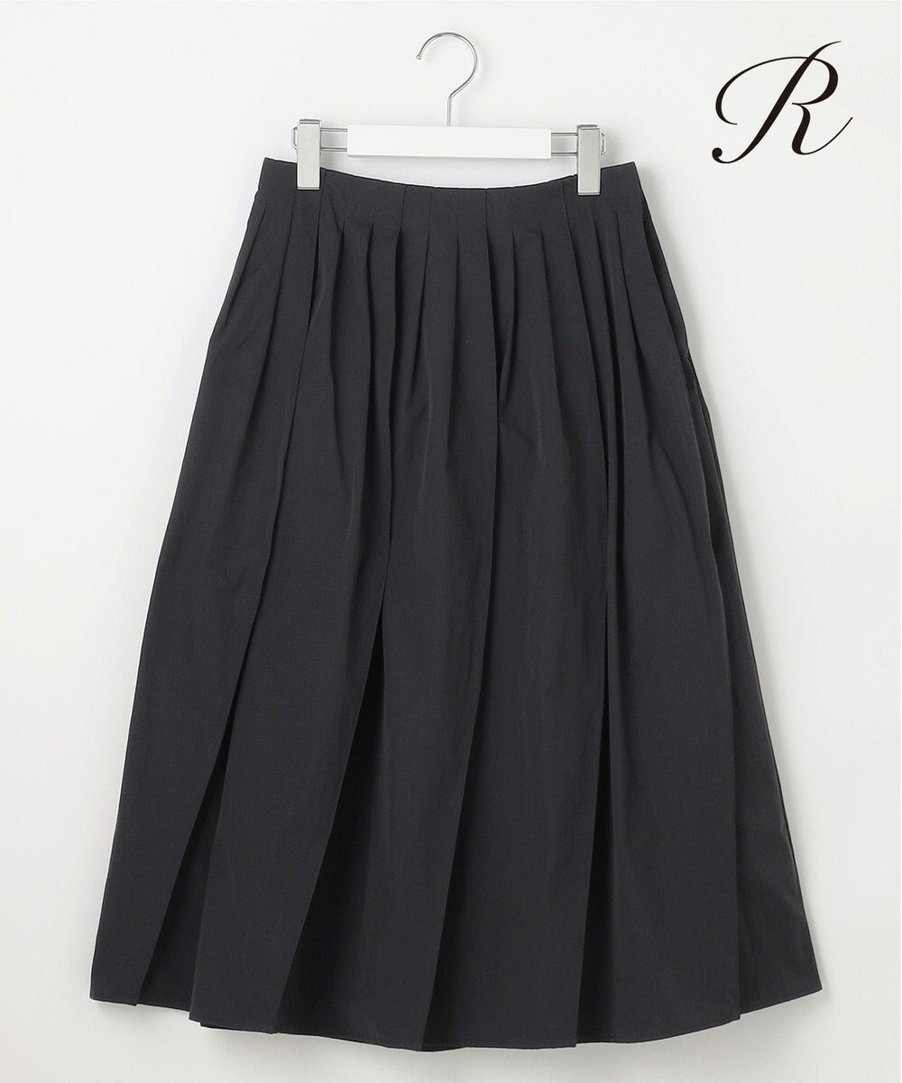【23区/NIJYUSANKU】の【R(アール)】ナイロンタフタワッシャー スカート インテリア・キッズ・メンズ・レディースファッション・服の通販 founy(ファニー) 　ファッション　Fashion　レディースファッション　Fashion for Women　スカート　Skirts　エレガント 上品　Elegant　春　Spring　シンプル　Simple, Minimal　タフタ　Taffeta, Structured Fabric　人気　Popular, Best Seller　フォルム　Silhouette, Form　S/S・春夏　SS, Spring/Summer, Warm Season　夏　Summer　2025年　2025　2025春夏・S/S　Spring/Summer 2025 SS25　ブラック系|ID: prp329100004668467 ipo3291000000033758448