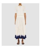 【ジョゼフ/JOSEPH】のニットアンドウーヴン シルクプリーツスカート Ivory/Navy|ID: prp329100004668476 ipo3291000000034244887