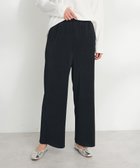 【クラフトスタンダードブティック/CRAFT STANDARD BOUTIQUE】のセルフカットイージープリーツパンツ Black|ID: prp329100004668482 ipo3291000000034244934