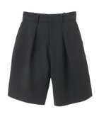 【アースミュージックアンドエコロジー/earth music&ecology】のタックハーフパンツ Black|ID: prp329100004668485 ipo3291000000034244996