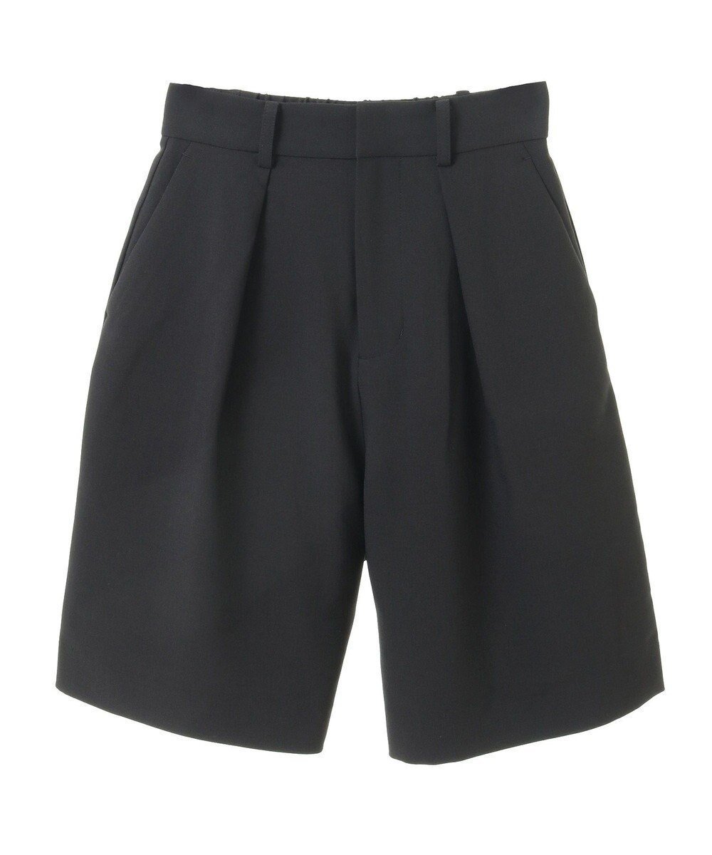 【アースミュージックアンドエコロジー/earth music&ecology】のタックハーフパンツ インテリア・キッズ・メンズ・レディースファッション・服の通販 founy(ファニー) 　ファッション　Fashion　レディースファッション　Fashion for Women　パンツ　Pants & Trousers　ショートパンツ・ハーフパンツ　High-Waisted & Relaxed Shorts　おすすめ　Recommended / Our Picks　クラシカル　Classical, Vintage-Inspired　ジャケット　Jacket, Outerwear　スウェット / スエット　Sweatshirt, Sweatwear　スラックス　Slacks, Dress Pants　ハーフ　Half, Half-Length　フロント　Front, Front Design　ポケット　Pocket, Pocket Detail　夏　Summer　春　Spring　S/S・春夏　SS, Spring/Summer, Warm Season　Black|ID: prp329100004668485 ipo3291000000034244996