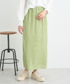 【アースミュージックアンドエコロジー/earth music&ecology】のベルティカルフリルナロースカート Light Green|ID: prp329100004668486 ipo3291000000034245006