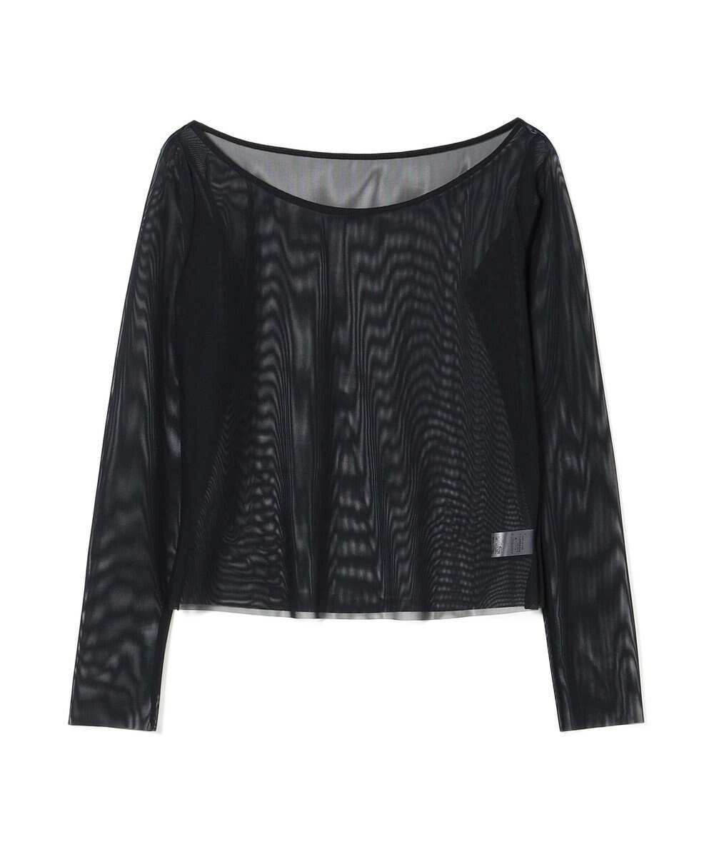 【チャコット/Chacott】のチュールトップ インテリア・キッズ・メンズ・レディースファッション・服の通販 founy(ファニー) 　ファッション　Fashion　レディースファッション　Fashion for Women　トップス・カットソー　Cut & Sew Tops　チュール　Tulip, Tulip Motif　ブラック|ID: prp329100004668501 ipo3291000000034474287