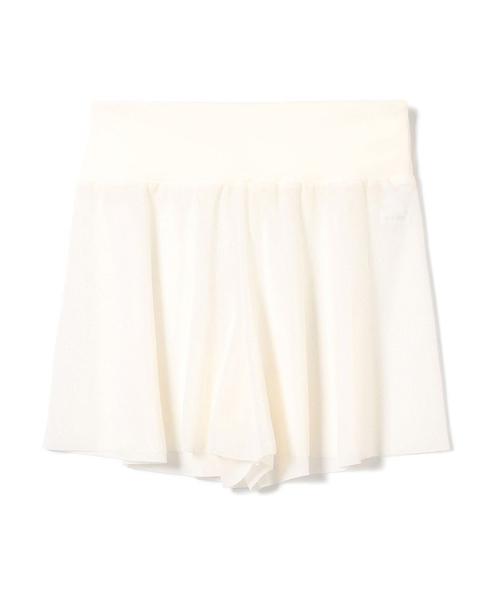 【チャコット/Chacott】のキュロットスカート インテリア・キッズ・メンズ・レディースファッション・服の通販 founy(ファニー) 　ファッション　Fashion　レディースファッション　Fashion for Women　スカート　Skirts　キュロットスカート　Culottes & Wide-Leg Shorts　コンパクト　Compact, Small Size　ヨーク　Yoke, Yoke Design　オフホワイト|ID: prp329100004668508 ipo3291000000033758608