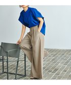 【アイシービー/iCB】の【一部カラーのみ接触冷感・洗える】UnleashLite タックパンツ クリームブラウン系|ID: prp329100004668525 ipo3291000000033758654