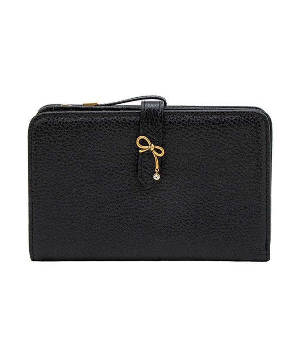 【ランバン オン ブルー/LANVIN en Bleu】のリュバン 二つ折り財布 人気、トレンドファッション・服の通販 founy(ファニー) ファッション Fashion レディースファッション Fashion for Women ミニ財布・二つ折り財布 Wallets & Card Cases コンパクト Compact, Small Size ビジュー Bijou, Jewel-like Accent モチーフ Motif, Design Theme ラウンド Round, Round Neck リボン Ribbon, Bow 財布 Wallet, Purse other-1|ID: prp329100004668531 ipo3291000000033758677