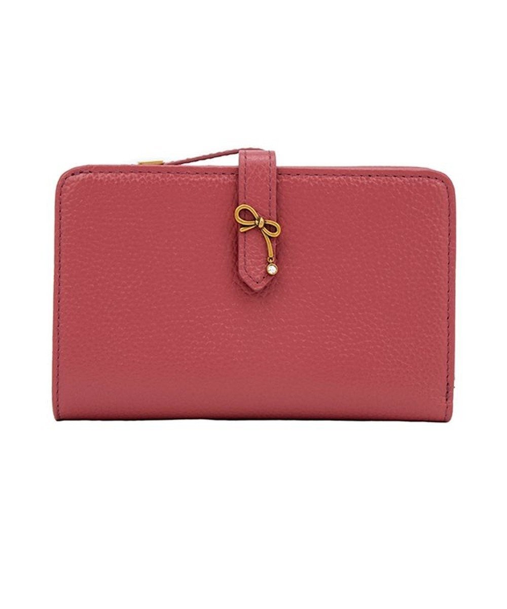 【ランバン オン ブルー/LANVIN en Bleu】のリュバン 二つ折り財布 インテリア・キッズ・メンズ・レディースファッション・服の通販 founy(ファニー) ファッション Fashion レディースファッション Fashion for Women ミニ財布・二つ折り財布 Wallets & Card Cases コンパクト Compact, Small Size ビジュー Bijou, Jewel-like Accent モチーフ Motif, Design Theme ラウンド Round, Round Neck リボン Ribbon, Bow 財布 Wallet, Purse ピンク|ID: prp329100004668531 ipo3291000000033758679