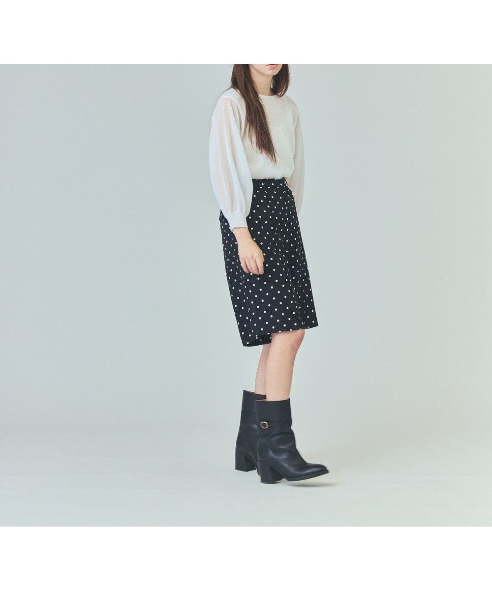【グレース コンチネンタル/GRACE CONTINENTAL】のドットハーフパンツ インテリア・キッズ・メンズ・レディースファッション・服の通販 founy(ファニー) 　ファッション　Fashion　レディースファッション　Fashion for Women　パンツ　Pants & Trousers　ショートパンツ・ハーフパンツ　High-Waisted & Relaxed Shorts　クラシック　Classic, Timeless Style　セットアップ　Set-Up, Coordinated Outfit　ドット　Polka Dot, Dot Pattern　バランス　Balance, Style Balance　プリント　Print, Printed Pattern　夏　Summer　春　Spring　S/S・春夏　SS, Spring/Summer, Warm Season　ブラック|ID: prp329100004668556 ipo3291000000034244422