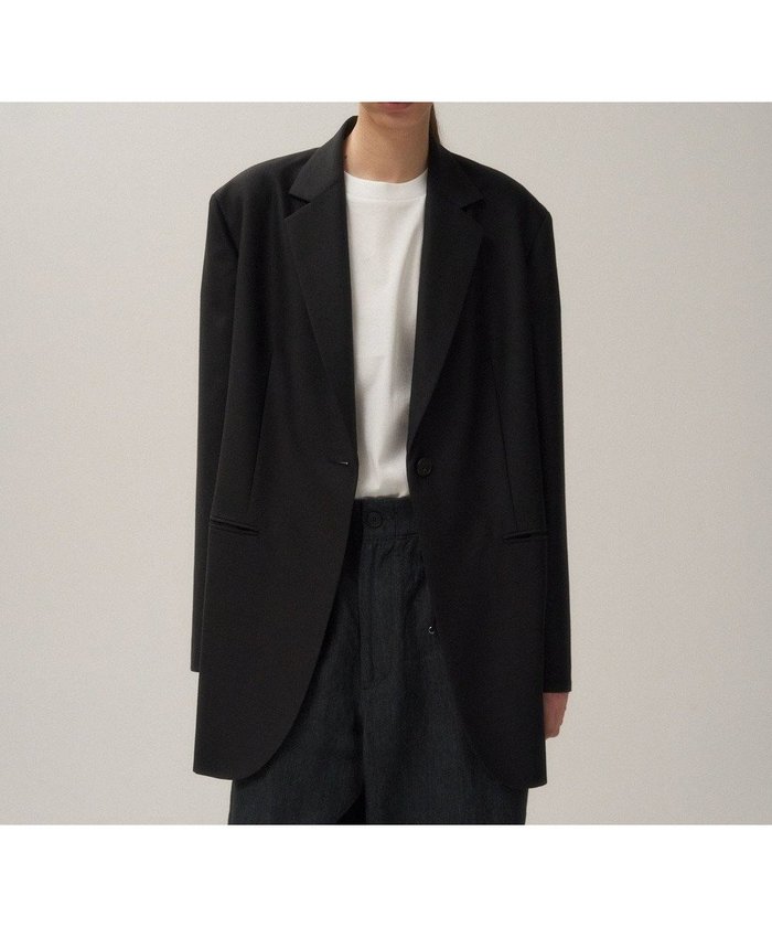 【エイトン/ATON】のWOOL CUPRA テーラードジャケット インテリア・キッズ・メンズ・レディースファッション・服の通販 founy(ファニー) https://founy.com/ ファッション Fashion レディースファッション Fashion for Women アウター Coat / Outerwear Collection レディースジャケット・軽アウター Jackets テーラードジャケット / 通勤・きれいめスタイル Tailored Jackets & Blazers キュプラ Cupro, Eco Fabric ジャケット Jacket, Outerwear セットアップ Set-Up, Coordinated Outfit ツイル Twist, Twisted Detail ドレス Dress, One-Piece ドレープ Drape, Draping Fabric バランス Balance, Style Balance ボックス Boxy, Box Shape ラウンド Round, Round Neck 夏 Summer 春 Spring S/S・春夏 SS, Spring/Summer, Warm Season |ID: prp329100004668574 ipo3291000000033758846