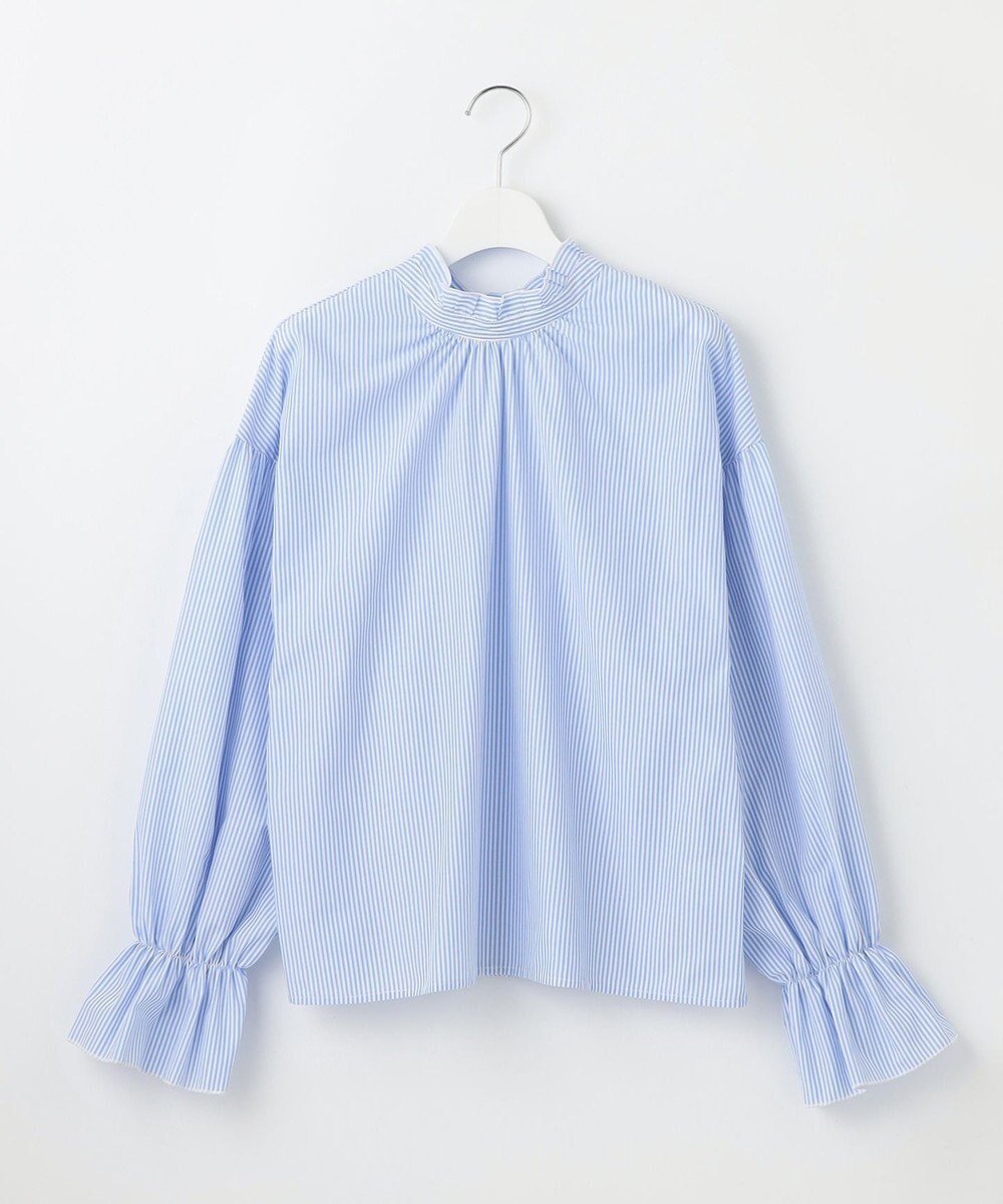 【フェルゥ/Feroux】の【2WAY】キャンディースリーブ ブラウス 人気、トレンドファッション・服の通販 founy(ファニー) ファッション Fashion レディースファッション Fashion for Women トップス・カットソー Cut & Sew Tops シャツ・ブラウス・オフィスカジュアル Elegant Blouses & Button-Ups ストライプ Stripe, Striped Pattern スリーブ Sleeve, Long Sleeve / Short Sleeve デニム Denim, Jeans Material フェミニン Feminine, Girly フリル Frill, Ruffle ボトム Bottoms, Lower Wear 夏 Summer 春 Spring S/S・春夏 SS, Spring/Summer, Warm Season 羽織 Haori, Light Jacket other-1|ID: prp329100004668580 ipo3291000000033758864