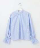 【フェルゥ/Feroux】の【2WAY】キャンディースリーブ ブラウス 人気、トレンドファッション・服の通販 founy(ファニー) ファッション Fashion レディースファッション Fashion for Women トップス・カットソー Cut & Sew Tops シャツ・ブラウス・オフィスカジュアル Elegant Blouses & Button-Ups ストライプ Stripe, Striped Pattern スリーブ Sleeve, Long Sleeve / Short Sleeve デニム Denim, Jeans Material フェミニン Feminine, Girly フリル Frill, Ruffle ボトム Bottoms, Lower Wear 夏 Summer 春 Spring S/S・春夏 SS, Spring/Summer, Warm Season 羽織 Haori, Light Jacket thumbnail スカイブルー系|ID: prp329100004668580 ipo3291000000033758865