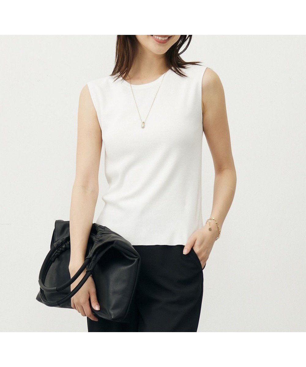 【ジェイ プレス/J.PRESS】の【WEB限定カラーあり・洗える】FINE SLEEVELESS ニット タンクトップ インテリア・キッズ・メンズ・レディースファッション・服の通販 founy(ファニー) ファッション Fashion レディースファッション Fashion for Women トップス・カットソー Cut & Sew Tops ニット Knit Tops & Sweaters インナー Innerwear カーディガン Cardigan, Knitwear ジャケット Jacket, Outerwear タンク Tank Top, Sleeveless Top エレガント 上品 Elegant 夏 Summer 春 Spring S/S・春夏 SS, Spring/Summer, Warm Season 洗える Machine Washable オフ系|ID: prp329100004668590 ipo3291000000034296019