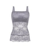 【ブラデリス ニューヨーク/BRADELIS New York】の【BRADELIS New York】レーシィブラキャミ25S1 ノンワイヤー 補正 ブラトップ カップ付き 人気、トレンドファッション・服の通販 founy(ファニー) ファッション Fashion レディースファッション Fashion for Women トップス・カットソー Cut & Sew Tops キャミソール&ノースリーブ Camisoles & Sleeveless Tops アンダー Underwear Essentials インナー Innerwear ショルダー Shoulder, Shoulder Strap ショーツ Shorts, Short Pants スタイリッシュ Stylish, Fashionable ストレート Straight, Straight Cut タンク Tank Top, Sleeveless Top デコルテ Décolleté, Neckline フィット Fit, Slim Fit フロント Front, Front Design モダン Modern, Contemporary ループ Loop, Loop Knit レース Lace, Lace Fabric ワイヤー Wire, Wired Bra thumbnail グレー|ID: prp329100004668612 ipo3291000000034244846