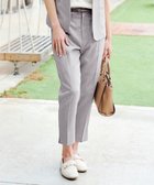 【ティアクラッセ/Tiaclasse】の【洗える】麻調テーパードパンツ グレージュ|ID: prp329100004668613 ipo3291000000033758991