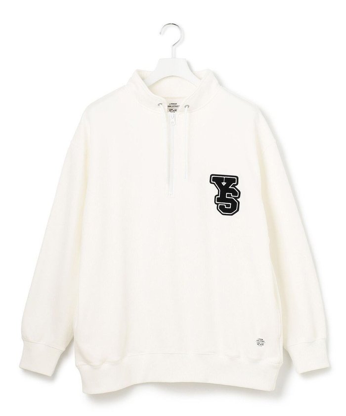 【ジェイプレスヨークストリート/J.PRESS YORK STREET】の【UNISEX】ハーフZIPスタンドネック トレーナー インテリア・キッズ・メンズ・レディースファッション・服の通販 founy(ファニー) https://founy.com/ ファッション Fashion レディースファッション Fashion for Women トップス・カットソー Cut & Sew Tops レディースパーカー・カジュアルフーディー Casual Hoodies & Sweatshirts スウェット・クルーネックトップス Sweatshirts & Crewnecks / Relaxed Fit Sweat Tops イエロー Yellow 春 Spring スウェット / スエット Sweatshirt, Sweatwear スタンド Stand Collar, Upright Stand トレンド Trend, Trending Now トレーナー Sweatshirt, Trainer 定番 Standard, Basic Item ハーフ Half, Half-Length ビッグ Big, Oversized ボトム Bottoms, Lower Wear ユニセックス Unisex, Genderless S/S・春夏 SS, Spring/Summer, Warm Season 夏 Summer |ID: prp329100004668617 ipo3291000000033759009