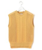 【ジェイプレスヨークストリート/J.PRESS YORK STREET】の【WOMEN】テープヤーン ニットベスト 人気、トレンドファッション・服の通販 founy(ファニー) ファッション Fashion レディースファッション Fashion for Women アウター Coat / Outerwear Collection トップス・カットソー Cut & Sew Tops ニット Knit Tops & Sweaters ベスト&ジレ / 重ね着スタイル Vests & Gilets コンパクト Compact, Small Size スリット Slit, Slit Detail ノースリーブ Sleeveless, No-Sleeve ベスト Vest, Waistcoat ボトム Bottoms, Lower Wear メッシュ Mesh, Net Fabric エレガント 上品 Elegant 夏 Summer 春 Spring S/S・春夏 SS, Spring/Summer, Warm Season thumbnail イエロー系|ID: prp329100004668618 ipo3291000000036223924
