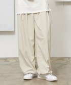【ジェイプレスヨークストリート/J.PRESS YORK STREET】の【UNISEX】ナイロンタスランドライストレッチワッシャー イージーパンツ ベージュ系|ID: prp329100004668620 ipo3291000000033759023