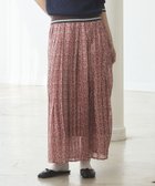 【ジェイプレスヨークストリート/J.PRESS YORK STREET】の【WOMEN】オリジナルタイルプリント ワイドプリーツスカート レッド系5|ID: prp329100004668623 ipo3291000000033759035