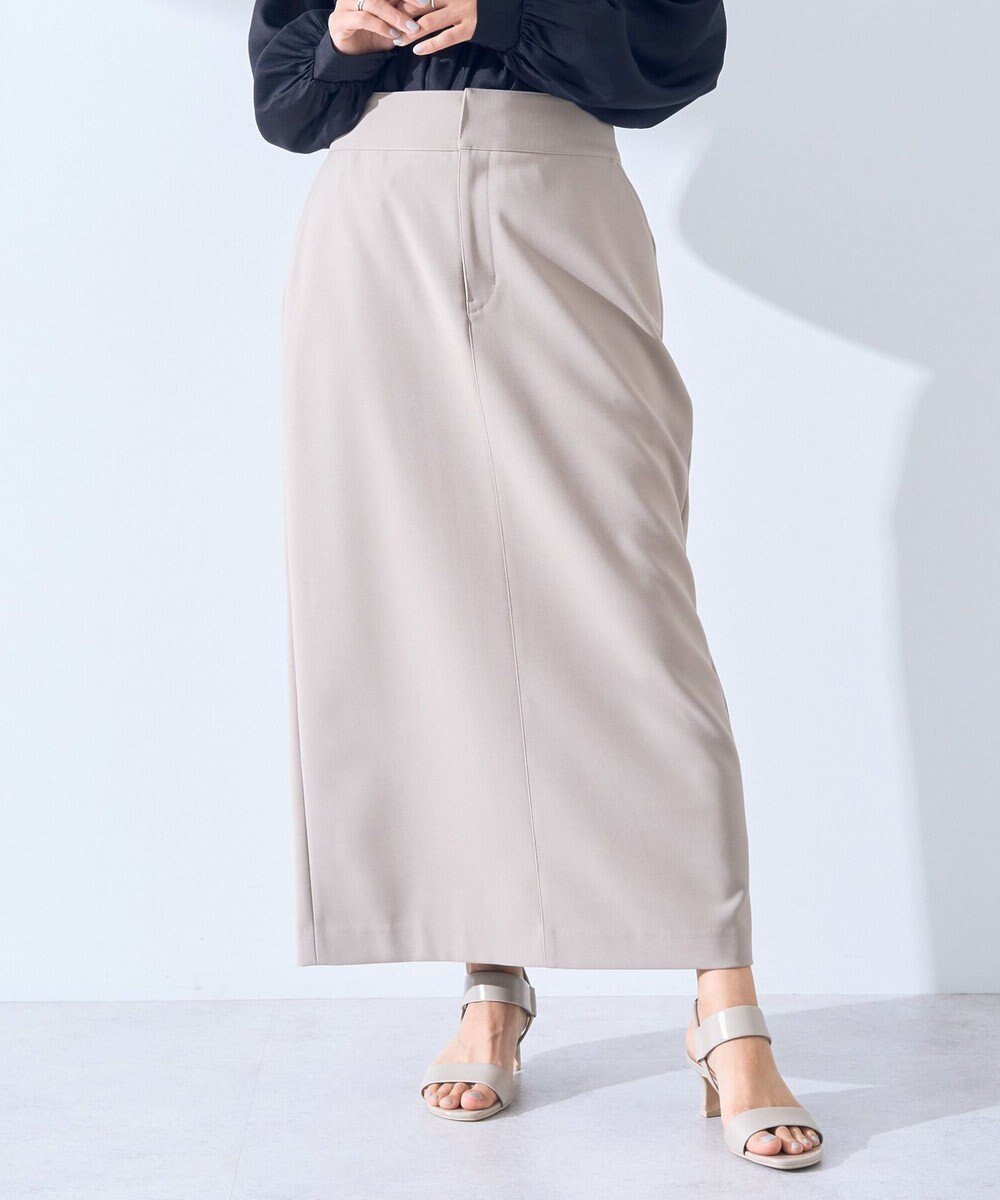 【イェッカ ヴェッカ/YECCA VECCA】のタイトロングスカート インテリア・キッズ・メンズ・レディースファッション・服の通販 founy(ファニー) ファッション Fashion レディースファッション Fashion for Women スカート Skirts ロングスカート Long Skirts / Maxi & Midi Skirts おすすめ Recommended / Our Picks ストレッチ Stretch, Stretchy Fabric タイトスカート Pencil Skirt, Tight Skirt ポケット Pocket, Pocket Detail 夏 Summer S/S・春夏 SS, Spring/Summer, Warm Season A/W・秋冬 Autumn/Winter Gray Beige|ID: prp329100004668630 ipo3291000000033759066