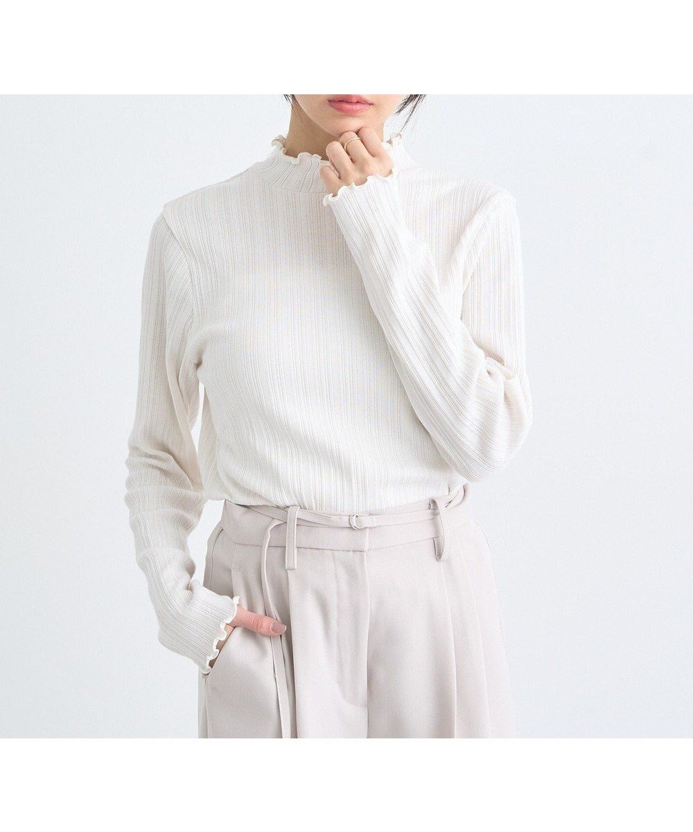 【アースミュージックアンドエコロジー/earth music&ecology】のランダムチェーンリブハイネックプルオーバー 人気、トレンドファッション・服の通販 founy(ファニー) 　ファッション　Fashion　レディースファッション　Fashion for Women　トップス・カットソー　Cut & Sew Tops　シャツ・ブラウス・オフィスカジュアル　Elegant Blouses & Button-Ups　ロングTシャツ・Tシャツ　Longline T-Shirts & Tees　カジュアルプルオーバー・ニットトップス　Pullovers & Knit Tops / Casual Pullovers　カットソー・ベーシックTシャツ　Cut-and-Sewn Tops / Stretch Tees & Basics　カットソー　Cut and Sewn Top　ジャケット　Jacket, Outerwear　ハイネック　High Neck, Mock Neck　フィット　Fit, Slim Fit　ボトム　Bottoms, Lower Wear　ポケット　Pocket, Pocket Detail　夏　Summer　春　Spring　S/S・春夏　SS, Spring/Summer, Warm Season　 other-1|ID: prp329100004668631 ipo3291000000033759067