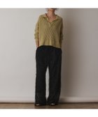 【グレース コンチネンタル/GRACE CONTINENTAL】のメッシュVネックニットトップ イエロー|ID: prp329100004668639 ipo3291000000033759098