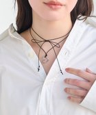 【フィービィー/phoebe】のワンストロークハートコードチョーカーネックレス シルバー|ID: prp329100004668665 ipo3291000000033759182
