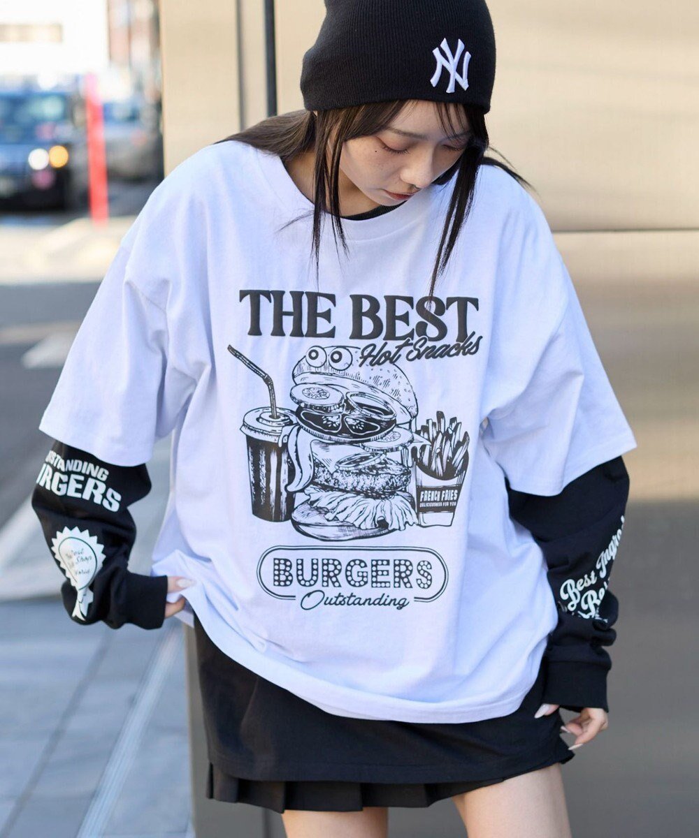 【ウィゴー/WEGO】の【ユニセックス着用ITEM】グラフィックアンサンブルT(LS) インテリア・キッズ・メンズ・レディースファッション・服の通販 founy(ファニー) ファッション Fashion レディースファッション Fashion for Women トップス・カットソー Cut & Sew Tops アンサンブルニット Knit Ensembles & Twin Sets シャツ・ブラウス・オフィスカジュアル Elegant Blouses & Button-Ups ロングTシャツ・Tシャツ Longline T-Shirts & Tees カットソー・ベーシックTシャツ Cut-and-Sewn Tops / Stretch Tees & Basics アンサンブル Ensemble Set インナー Innerwear 春 Spring 秋 Autumn カットソー Cut and Sewn Top カーゴパンツ Cargo Pants, Utility Pants グラフィック Graphic, Graphic Design スマホ Smartphone, Mobile Device デニム Denim, Jeans Material トレンド Trend, Trending Now 定番 Standard, Basic Item 半袖 Short Sleeve, Half Sleeve ロング Long, Long-Length S/S・春夏 SS, Spring/Summer, Warm Season おすすめ Recommended / Our Picks 夏 Summer ホワイト|ID: prp329100004668674 ipo3291000000033759213