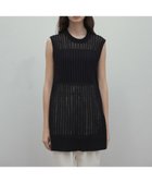 【ベイジ,/BEIGE,】の【洗える】ALOE / コットンメッシュオーガンジーノースリーブニット Black|ID: prp329100004668682 ipo3291000000033759243