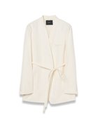 【ジョゼフ/JOSEPH】のソフトコットンシルク ノーカラージャケット Ivory|ID: prp329100004668707 ipo3291000000033759332