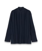 【ジョゼフ/JOSEPH】のエアリープリッセ ロングスリーブブラウス 人気、トレンドファッション・服の通販 founy(ファニー) ファッション Fashion レディースファッション Fashion for Women トップス・カットソー Cut & Sew Tops シャツ・ブラウス・オフィスカジュアル Elegant Blouses & Button-Ups ショルダー Shoulder, Shoulder Strap スタンド Stand Collar, Upright Stand スリーブ Sleeve, Long Sleeve / Short Sleeve ドロップ Drop Shoulder, Dropped Style プリーツ Pleats, Pleated ヴィンテージ Vintage Style 夏 Summer 春 Spring S/S・春夏 SS, Spring/Summer, Warm Season thumbnail Navy|ID: prp329100004668711 ipo3291000000033759344