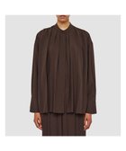 【ジョゼフ/JOSEPH】のエアリープリッセ ロングスリーブブラウス 人気、トレンドファッション・服の通販 founy(ファニー) ファッション Fashion レディースファッション Fashion for Women トップス・カットソー Cut & Sew Tops シャツ・ブラウス・オフィスカジュアル Elegant Blouses & Button-Ups ショルダー Shoulder, Shoulder Strap スタンド Stand Collar, Upright Stand スリーブ Sleeve, Long Sleeve / Short Sleeve ドロップ Drop Shoulder, Dropped Style プリーツ Pleats, Pleated ヴィンテージ Vintage Style 夏 Summer 春 Spring S/S・春夏 SS, Spring/Summer, Warm Season thumbnail Ebony|ID: prp329100004668711 ipo3291000000033759345