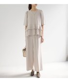 【組曲/KUMIKYOKU】の【WEB限定・接触冷感・UVカット・吸水速乾】ジョーゼットジャージーワイド パンツ ベージュ系|ID: prp329100004668715 ipo3291000000033759362