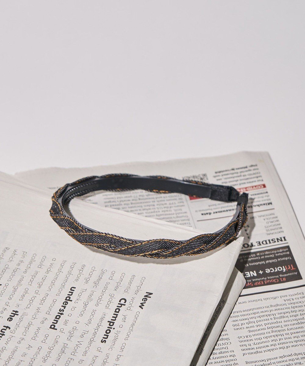 【アメリカンホリック/AMERICAN HOLIC】のデニムツイストカチューシャ 人気、トレンドファッション・服の通販 founy(ファニー) ファッション Fashion レディースファッション Fashion for Women シュシュ&ヘアアクセ/ヘアアレンジ Scrunchies & Hair Accessories おすすめ Recommended / Our Picks アクセサリー Fashion Accessories インディゴ Indigo Denim ツイスト Tweed, Tweed Fabric デニム Denim, Jeans Material other-1|ID: prp329100004668718 ipo3291000000033759367