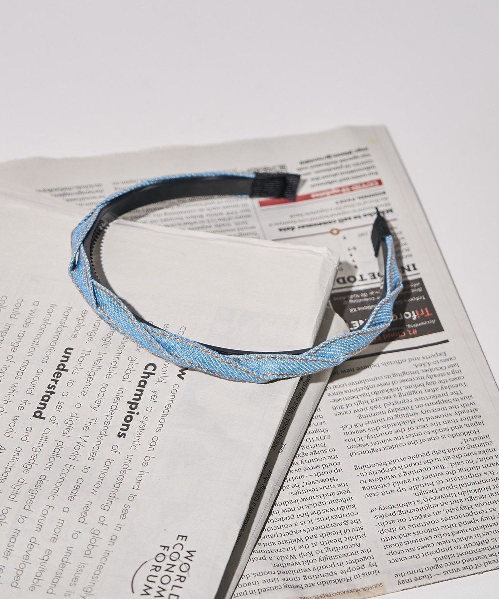 【アメリカンホリック/AMERICAN HOLIC】のデニムツイストカチューシャ インテリア・キッズ・メンズ・レディースファッション・服の通販 founy(ファニー) ファッション Fashion レディースファッション Fashion for Women シュシュ&ヘアアクセ/ヘアアレンジ Scrunchies & Hair Accessories おすすめ Recommended / Our Picks アクセサリー Fashion Accessories インディゴ Indigo Denim ツイスト Tweed, Tweed Fabric デニム Denim, Jeans Material Light Indigo|ID: prp329100004668718 ipo3291000000033759370