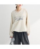 【グリーンパークス/Green Parks】のナイロンロゴVネックプルオーバー Ecru|ID: prp329100004668729 ipo3291000000033759409
