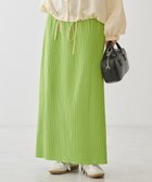 【アメリカンホリック/AMERICAN HOLIC】の針抜きテレコタイトスカート Light Green|ID: prp329100004668739 ipo3291000000033759442