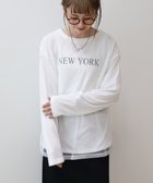 【アメリカンホリック/AMERICAN HOLIC】のSET チュールT+ロゴT 人気、トレンドファッション・服の通販 founy(ファニー) ファッション Fashion レディースファッション Fashion for Women トップス・カットソー Cut & Sew Tops シャツ・ブラウス・オフィスカジュアル Elegant Blouses & Button-Ups ロングTシャツ・Tシャツ Longline T-Shirts & Tees カットソー・ベーシックTシャツ Cut-and-Sewn Tops / Stretch Tees & Basics カットソー Cut and Sewn Top チュール Tulip, Tulip Motif フロント Front, Front Design ロング Long, Long-Length 夏 Summer 春 Spring S/S・春夏 SS, Spring/Summer, Warm Season thumbnail Off White|ID: prp329100004668744 ipo3291000000033759460