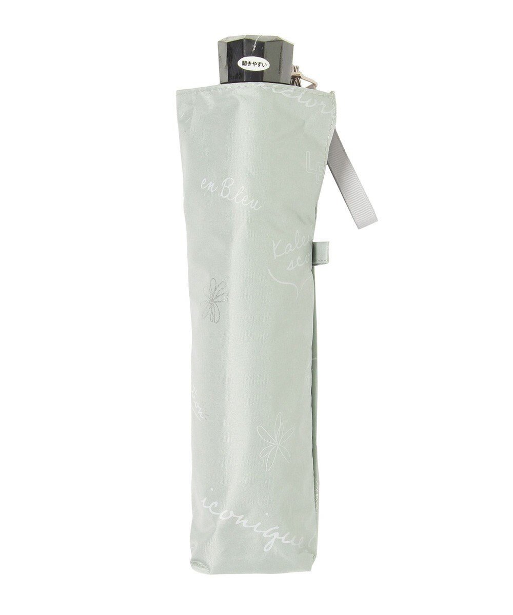 【ムーンバット/MOONBAT】の【一級遮光/晴雨兼用】LANVIN en Bleu (ランバン オン ブルー) 折りたたみ日傘 ラインドローイング 遮光 遮熱 UV インテリア・キッズ・メンズ・レディースファッション・服の通販 founy(ファニー) 　ファッション　Fashion　レディースファッション　Fashion for Women　レイングッズ・傘・晴雨兼用傘　Umbrellas & Rain Gear　シンプル　Simple, Minimal　スタイリッシュ　Stylish, Fashionable　スリム　Slim, Slim Fit　プリント　Print, Printed Pattern　モチーフ　Motif, Design Theme　傘　Umbrella, Parasol　日傘　Parasol, UV Umbrella　ミントグリーン|ID: prp329100004668751 ipo3291000000033908824