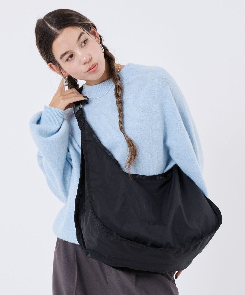 【レスポートサック/LeSportsac】のLARGE SPORTSAC/リサイクルドブラックJP 人気、トレンドファッション・服の通販 founy(ファニー) 　ファッション　Fashion　レディースファッション　Fashion for Women　スポーツウェア　Functional & Stylish Sportswear　スポーツバッグ・ジム用ポーチ・バックパック　Gym Bag / Sports Backpack / Pouch for Training　軽量　Lightweight, Ultra Light　シンプル　Simple, Minimal　人気　Popular, Best Seller　フィット　Fit, Slim Fit　プリント　Print, Printed Pattern　ポケット　Pocket, Pocket Detail　マグネット　Magnet, Magnetic Closure　無地　Plain, Solid Color　ラウンド　Round, Round Neck　ラップ　Wrap, Wrap Design　おすすめ　Recommended / Our Picks　ビジネス 仕事 通勤　Business / Work / Commuting　 other-1|ID: prp329100004668762 ipo3291000000034847326