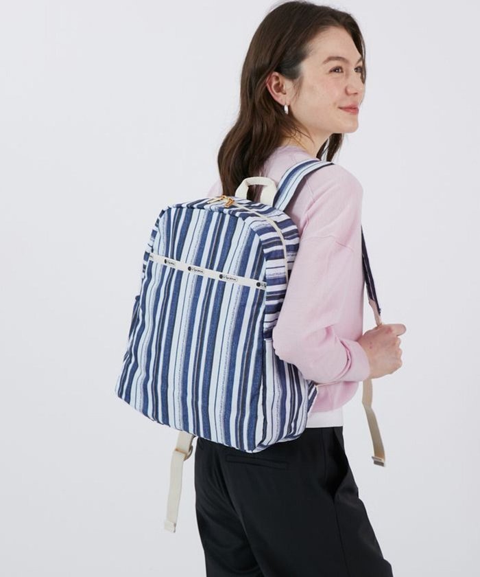 【レスポートサック/LeSportsac】のDAILY BACKPACK/ブリーズストライプ インテリア・キッズ・メンズ・レディースファッション・服の通販 founy(ファニー) https://founy.com/ ファッション Fashion レディースファッション Fashion for Women バッグ Bags おすすめ Recommended / Our Picks クラシック Classic, Timeless Style シンプル Simple, Minimal ストライプ Stripe, Striped Pattern デニム Denim, Jeans Material ポケット Pocket, Pocket Detail リュック Backpack, Rucksack ビジネス 仕事 通勤 Business / Work / Commuting |ID: prp329100004668776 ipo3291000000033759552