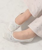 【ブリジット バーキン/Bridget Birkin】の【Bridget Birkin】スクエアトゥチュールバレエシューズ 人気、トレンドファッション・服の通販 founy(ファニー) ファッション Fashion レディースファッション Fashion for Women インソール Shoe Insole シューズ Shoes, Footwear チュール Tulip, Tulip Motif バレエ Ballet, Ballet Style フェミニン Feminine, Girly リボン Ribbon, Bow リラックス Relax, Relaxed Fit thumbnail アイボリー雑材|ID: prp329100004668798 ipo3291000000033759613