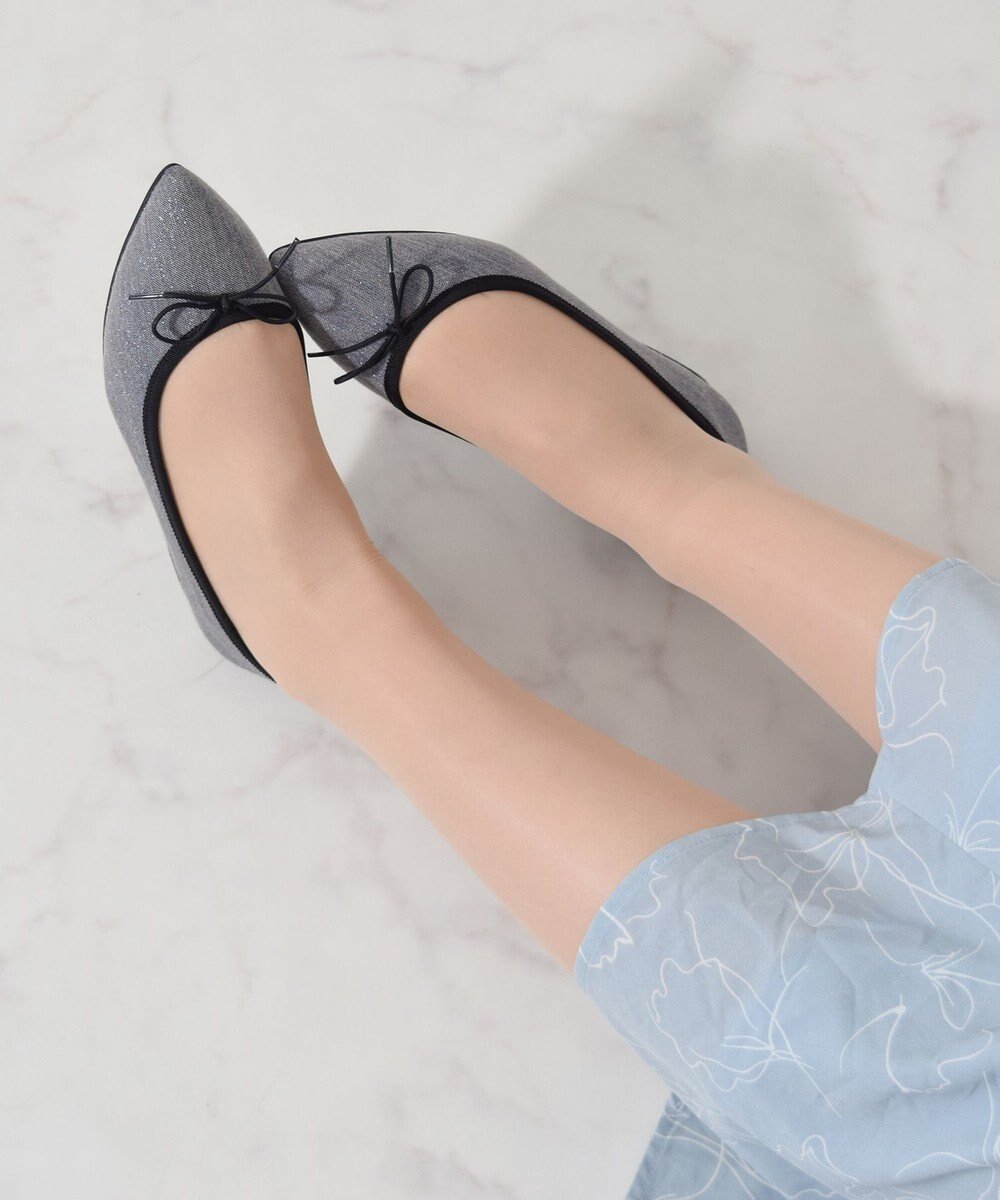 【ブリジット バーキン/Bridget Birkin】の【Bridget Birkin】ポインテッドリボンバレエシューズ インテリア・キッズ・メンズ・レディースファッション・服の通販 founy(ファニー) ファッション Fashion レディースファッション Fashion for Women インソール Shoe Insole シューズ Shoes, Footwear デニム Denim, Jeans Material バレエ Ballet, Ballet Style ライニング Inner Lining, Inner Fabric, Lined リラックス Relax, Relaxed Fit ブラック雑材|ID: prp329100004668802 ipo3291000000033759627